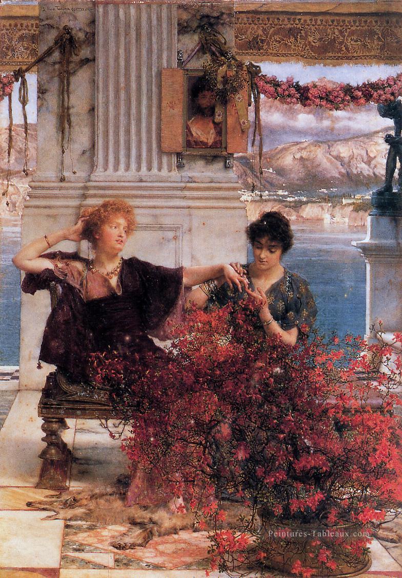 Aime Jeweled Fetter Romantique Sir Lawrence Alma Tadema Peintures à l'huile